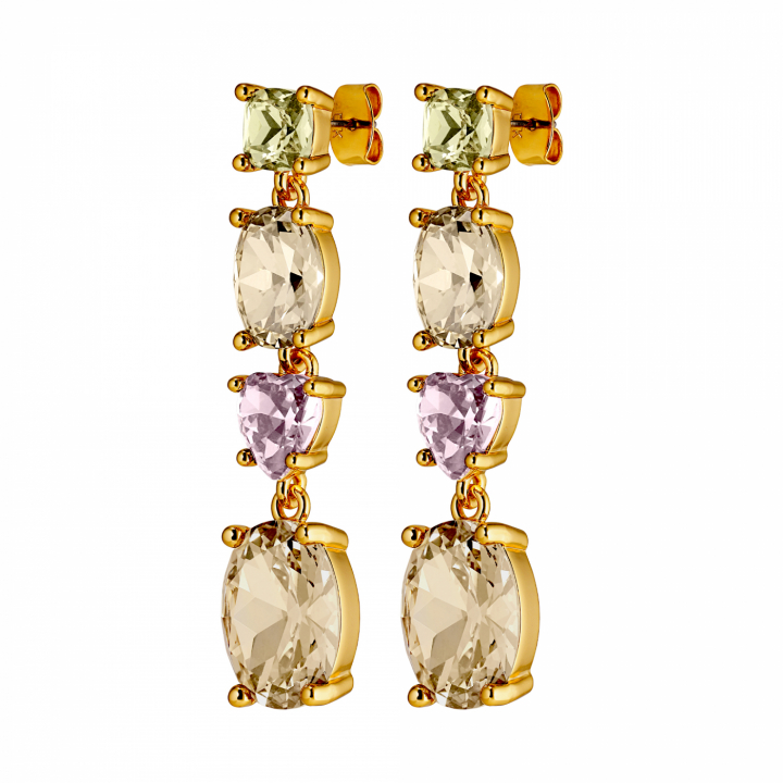CARMEN Goud GOLDEN in de groep Oorbellen / Gouden oorbellen bij SCANDINAVIAN JEWELRY DESIGN (440022)