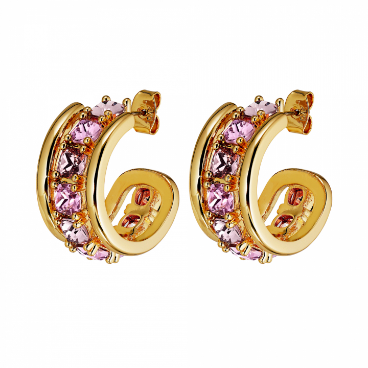 HELEN Goud ROSE in de groep Oorbellen / Gouden oorbellen bij SCANDINAVIAN JEWELRY DESIGN (440049)