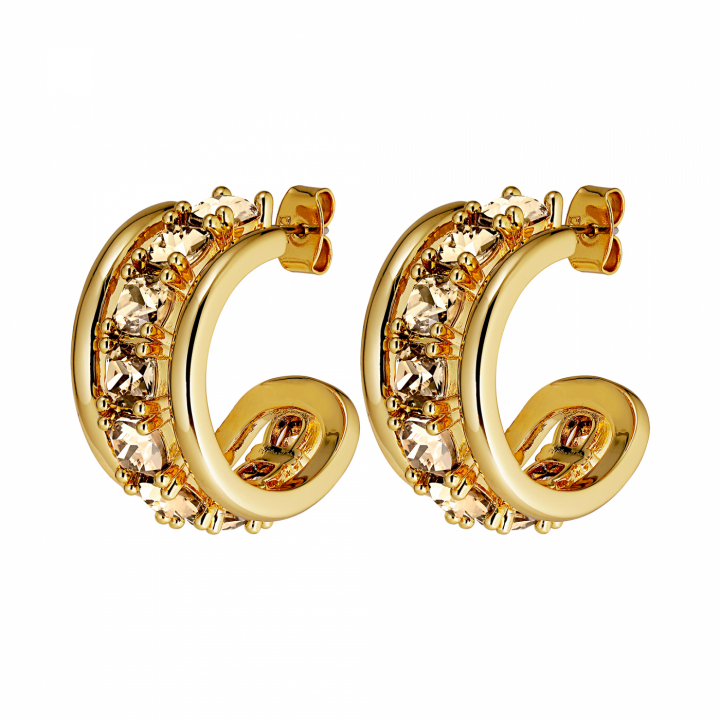 HELEN Goud GOLDEN in de groep Oorbellen / Gouden oorbellen bij SCANDINAVIAN JEWELRY DESIGN (440053)