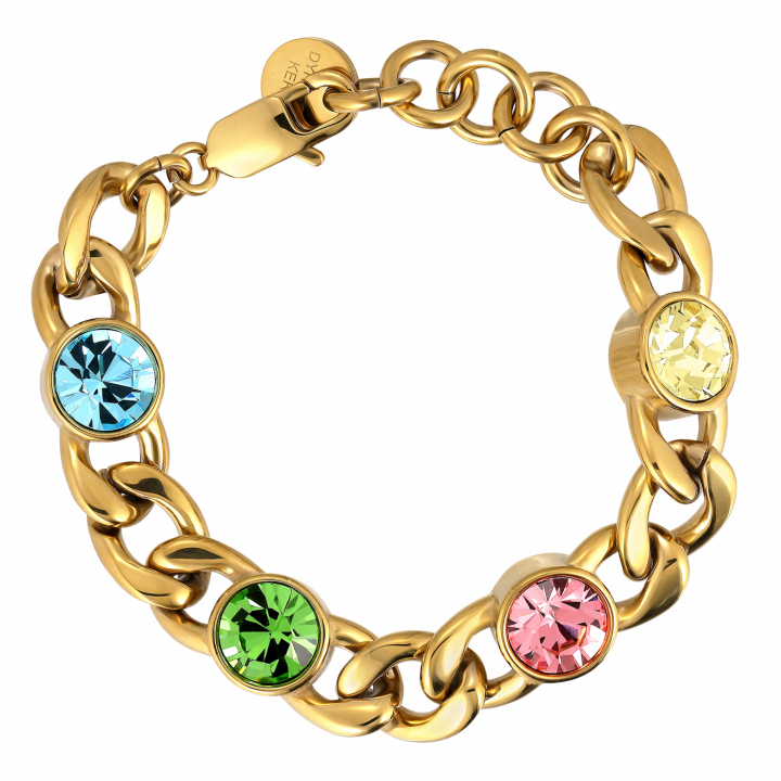 ARIANE Goud PASTEL MULTI in de groep Armbanden / Gouden armbanden bij SCANDINAVIAN JEWELRY DESIGN (440151)