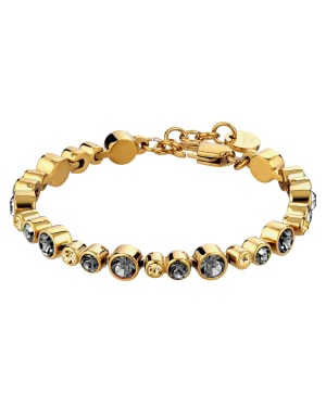 TERESIA SG GREY MIX Bracelet in de groep Armbanden / Gouden armbanden bij SCANDINAVIAN JEWELRY DESIGN (450169)