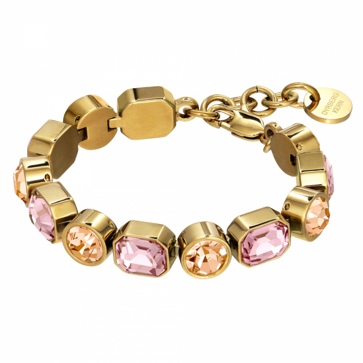 ALAYA SG LIGHT ROSE / PEACH in de groep Armbanden / Gouden armbanden bij SCANDINAVIAN JEWELRY DESIGN (460030)