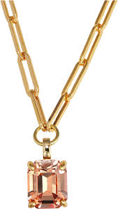 OCTA SG PEACH Necklace Gold in de groep Kettingen / Gouden kettingen bij SCANDINAVIAN JEWELRY DESIGN (460530)