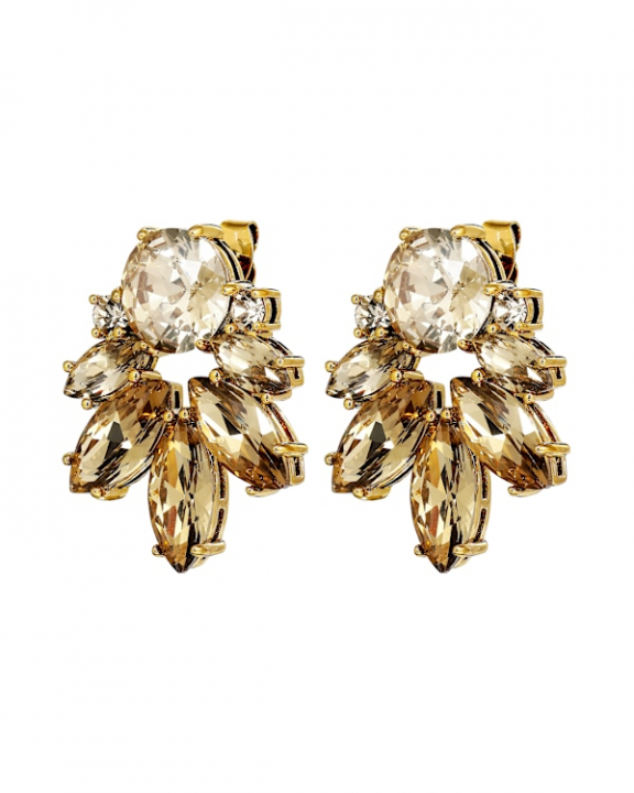 DRAGO SG GOLDEN EARRINGS GOLD in de groep Oorbellen / Gouden oorbellen bij SCANDINAVIAN JEWELRY DESIGN (470020)