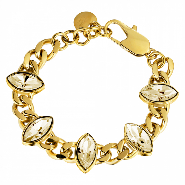 ZELKO SG GOLDEN Bracelet Gold in de groep Armbanden / Gouden armbanden bij SCANDINAVIAN JEWELRY DESIGN (470050)