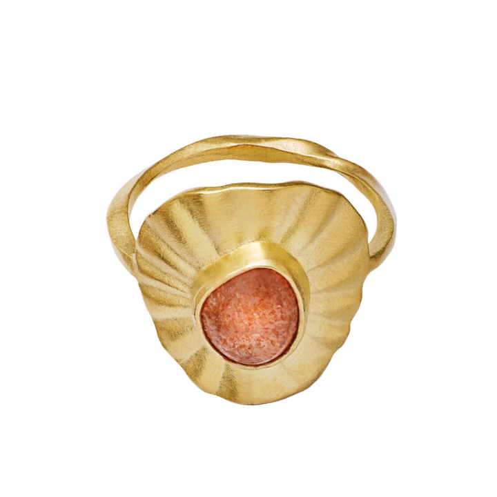 Lotus Ring Goud 59 in de groep Ringen / Gouden ringen bij SCANDINAVIAN JEWELRY DESIGN (4799a-61)