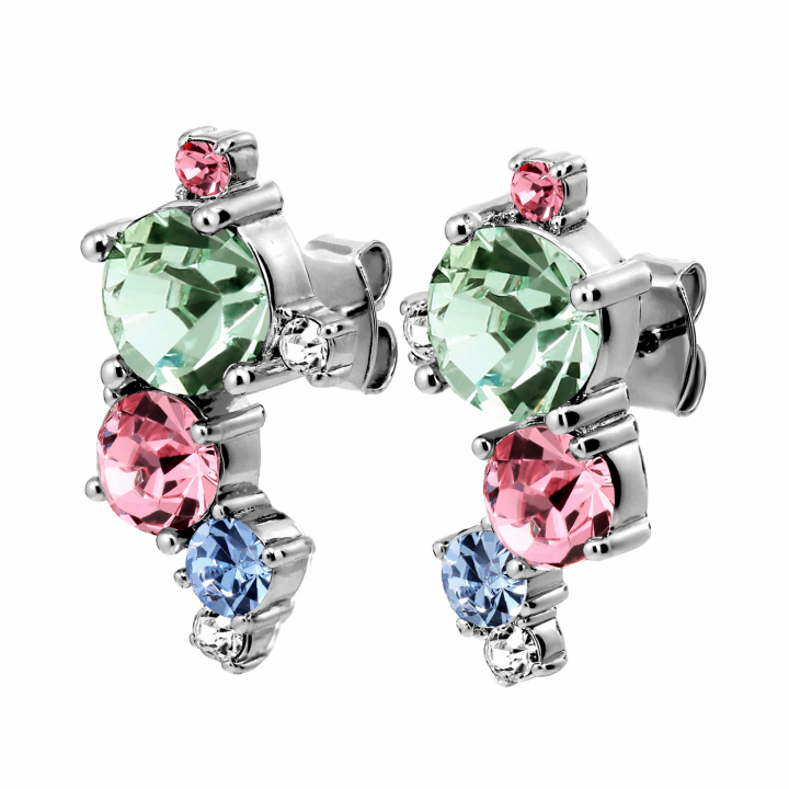 CURRA SS PASTEL Earrings Silver in de groep Oorbellen / Zilveren oorbellen bij SCANDINAVIAN JEWELRY DESIGN (480081)