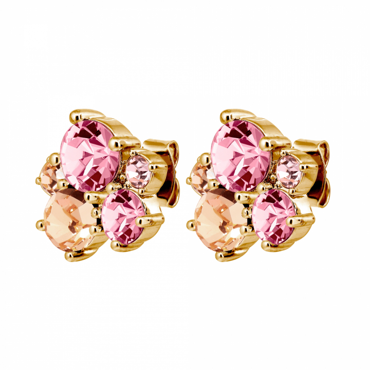 MINNIE SG ROSE Earrings Gold in de groep Oorbellen / Gouden oorbellen bij SCANDINAVIAN JEWELRY DESIGN (480162)