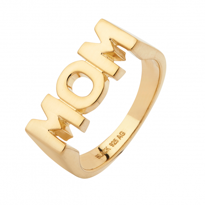 Mom Ring Goldplated Silver in de groep Ringen / Gouden ringen bij SCANDINAVIAN JEWELRY DESIGN (500364)