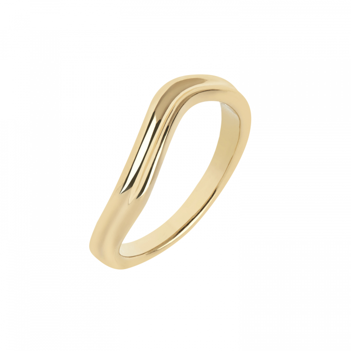 Soma Ring Goldplated Silver in de groep Ringen / Gouden ringen bij SCANDINAVIAN JEWELRY DESIGN (500416YG)
