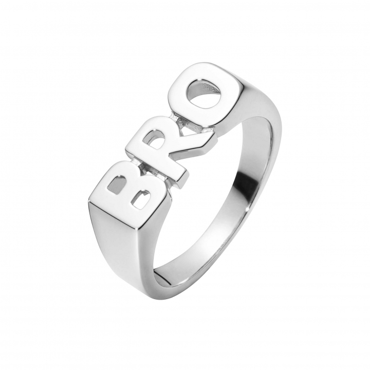 BRO Ring Silver in de groep Ringen / Zilveren ringen bij SCANDINAVIAN JEWELRY DESIGN (500463AG)