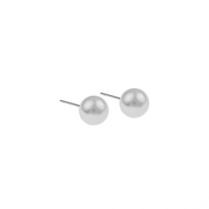 Product Image for SNÃ OF SWEDEN Laney pearl Oorbel 8mm Zilver
