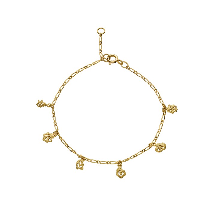 Adina Armbanden (goud) in de groep Armbanden / Gouden armbanden bij SCANDINAVIAN JEWELRY DESIGN (8558a)