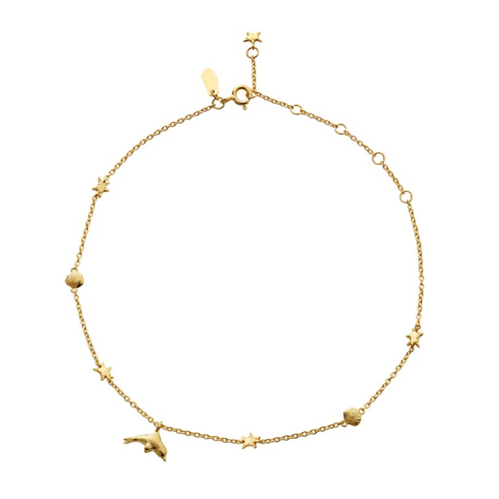LILO Anklet Gold in de groep Accessoires / Anklet bij SCANDINAVIAN JEWELRY DESIGN (8627A)