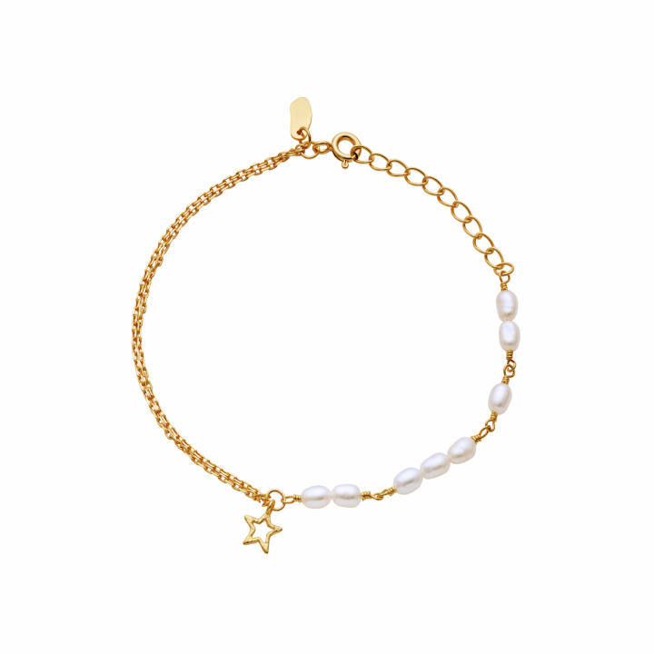 Celina bracelet Gold in de groep Armbanden / Gouden armbanden bij SCANDINAVIAN JEWELRY DESIGN (8630A)