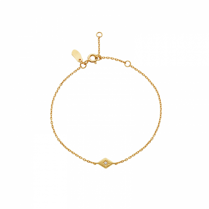Solo Bracelet Gold in de groep Armbanden / Gouden armbanden bij SCANDINAVIAN JEWELRY DESIGN (8690A)