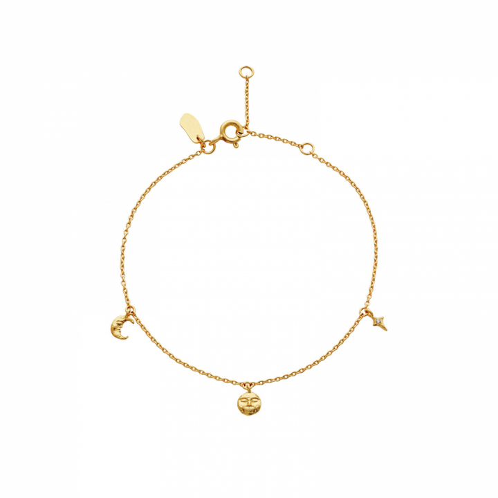 Lysander Bracelet Gold in de groep Armbanden / Gouden armbanden bij SCANDINAVIAN JEWELRY DESIGN (8691A)