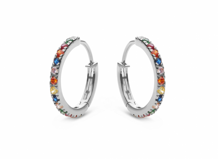 Nubia Big Oorbel Zilver in de groep Oorbellen / Zilveren oorbellen bij SCANDINAVIAN JEWELRY DESIGN (9346C)
