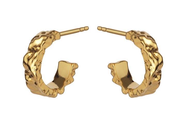 Aio Petite Oorbel (goud) in de groep Oorbellen / Gouden oorbellen bij SCANDINAVIAN JEWELRY DESIGN (9565a)
