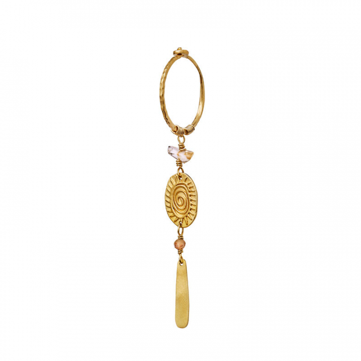 Product Image for Maanesten Solar plexus Oorbel Goud (Single)