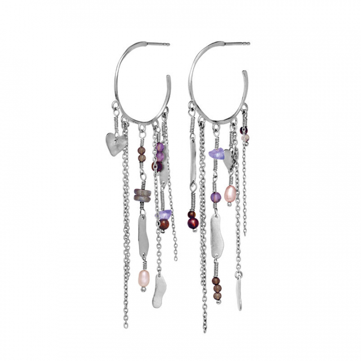 Galathea Oorbel Zilver in de groep Oorbellen / Zilveren oorbellen bij SCANDINAVIAN JEWELRY DESIGN (9858C)