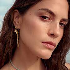  in de groep Oorbellen / Gouden oorbellen bij SCANDINAVIAN JEWELRY DESIGN (9876A)