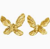 LAVENDER Earrings Gold in de groep Oorbellen / Gouden oorbellen bij SCANDINAVIAN JEWELRY DESIGN (9912A)