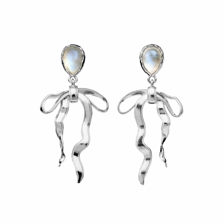 Tiana Earrings silver in de groep Oorbellen / Zilveren oorbellen bij SCANDINAVIAN JEWELRY DESIGN (9940C)