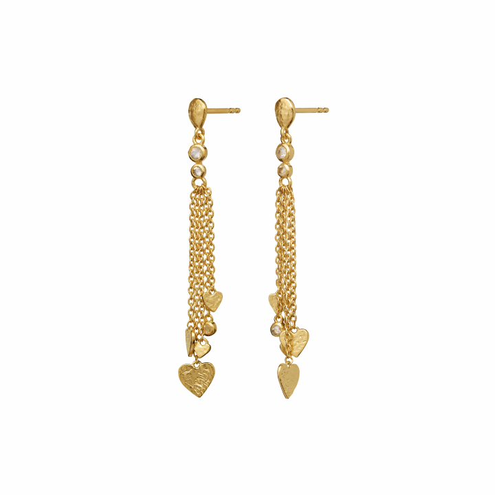 Lolly Earrings Gold in de groep Oorbellen / Gouden oorbellen bij SCANDINAVIAN JEWELRY DESIGN (9960A)