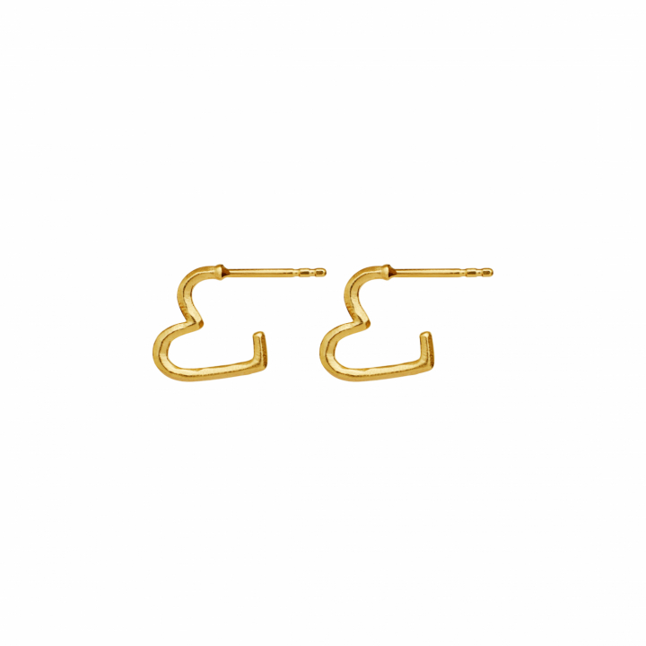 Laia Petite Earrings Gold in de groep Oorbellen / Gouden oorbellen bij SCANDINAVIAN JEWELRY DESIGN (9963A)