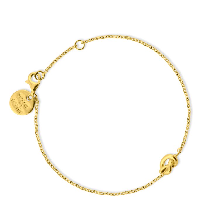 Knot Armbanden (goud) in de groep Armbanden / Gouden armbanden bij SCANDINAVIAN JEWELRY DESIGN (B1506GPS0-OS)