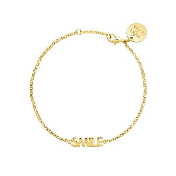 Smile Capital Armbanden (goud) in de groep Armbanden / Gouden armbanden bij SCANDINAVIAN JEWELRY DESIGN (B2107GPS0-OS)