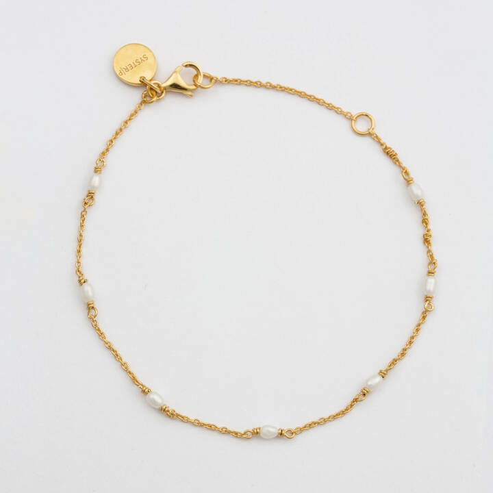 Product Image for SYSTER P Treasure Multi Pearl Bracelet Gold