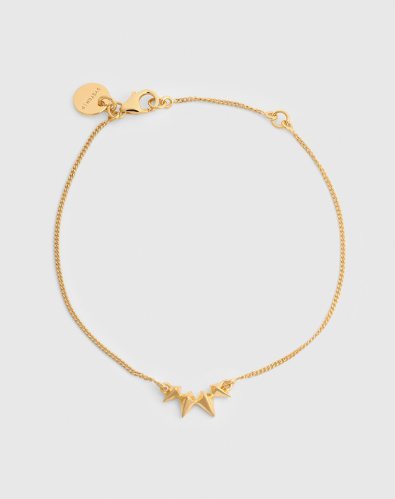 Uma Spike Armbanden Goud in de groep Armbanden / Gouden armbanden bij SCANDINAVIAN JEWELRY DESIGN (BG1273)