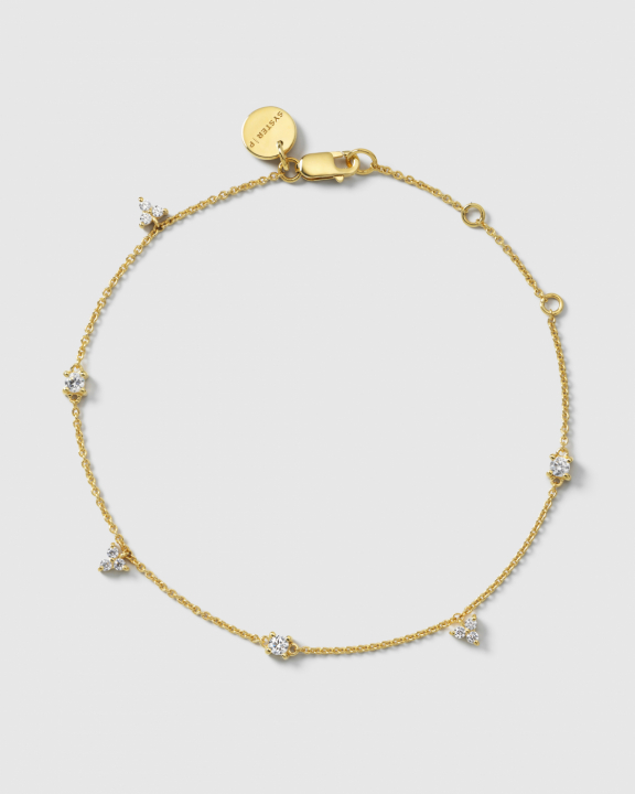 Celestia Bracelet Gold in de groep Armbanden / Gouden armbanden bij SCANDINAVIAN JEWELRY DESIGN (BG1287)