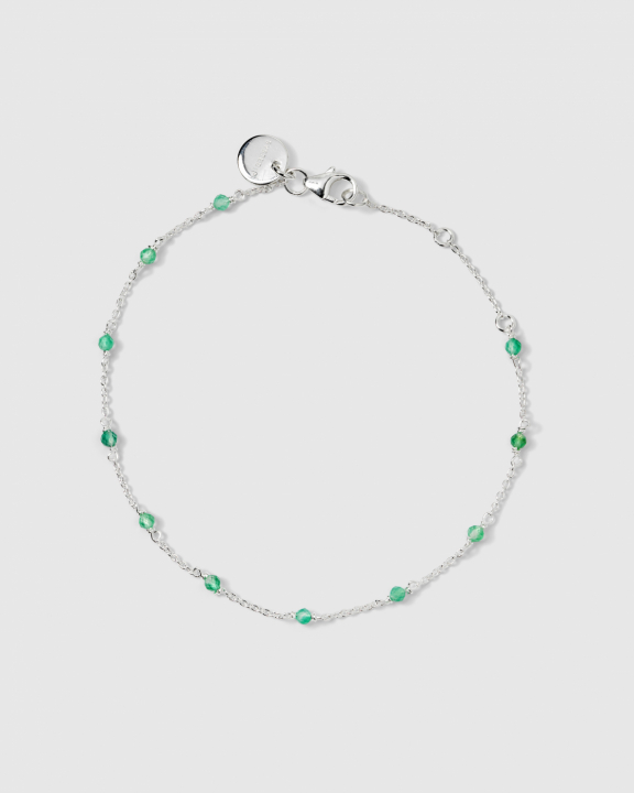 Santa Monica Bracelet Silver in de groep Armbanden / Zilveren armbanden bij SCANDINAVIAN JEWELRY DESIGN (BS1253GO)