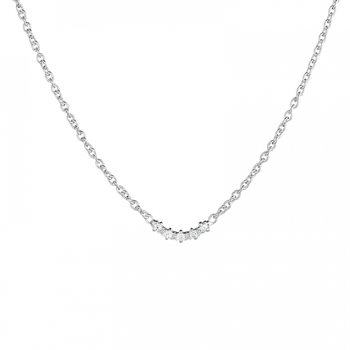 Diamond Sky fall Kettingen Zilver in de groep Kettingen / Diamanten kettingen bij SCANDINAVIAN JEWELRY DESIGN (DSY-N12M451-S)