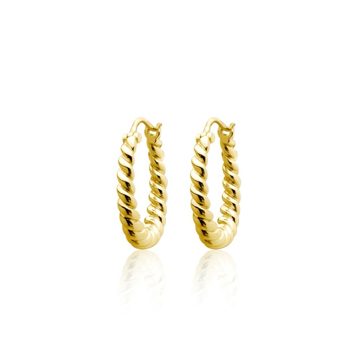 Product Image for SOPHIE by SOPHIE Twisted Mini Hoops Oorbel (goud)