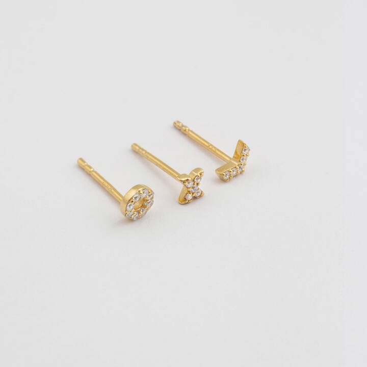 Product Image for SYSTER P Mini Oorbel Collection Hugs and Kisses Gold