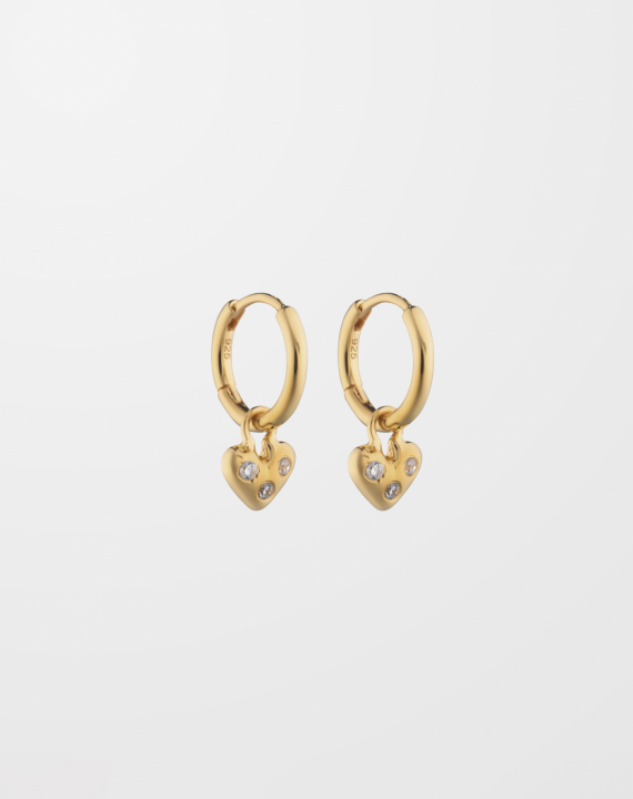 Forever Hoops Goud in de groep Oorbellen / Gouden oorbellen bij SCANDINAVIAN JEWELRY DESIGN (EG1248)