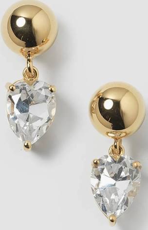 Katie Earrings Gold in de groep Oorbellen / Gouden oorbellen bij SCANDINAVIAN JEWELRY DESIGN (EG1290)