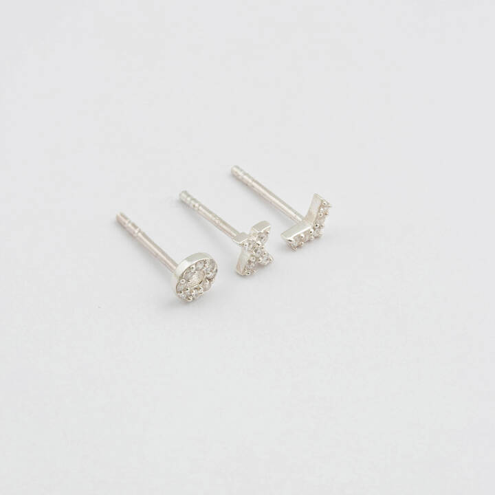 Product Image for SYSTER P Mini Oorbel Collection Hugs and Kisses Zilver