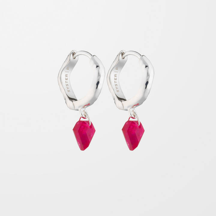 Product Image for SYSTER P Diamona Pink Quartz Oorbel Zilver