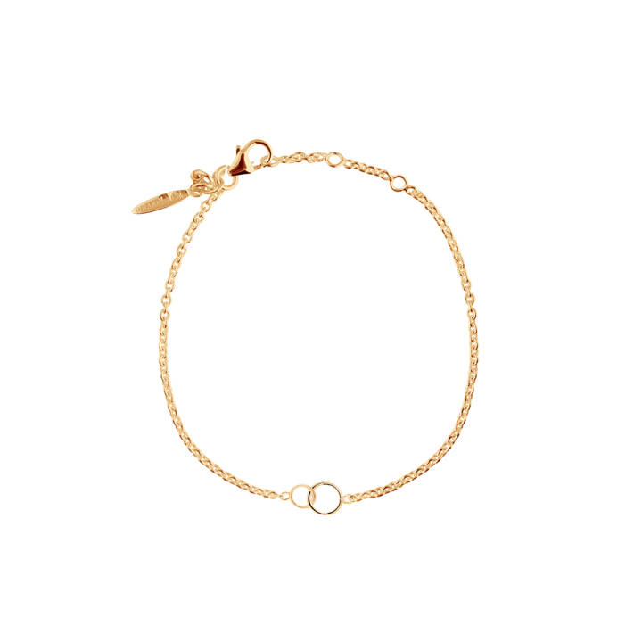 Les Amis drop Armbanden Goud in de groep Armbanden / Gouden armbanden bij SCANDINAVIAN JEWELRY DESIGN (LAS-B10182-G)