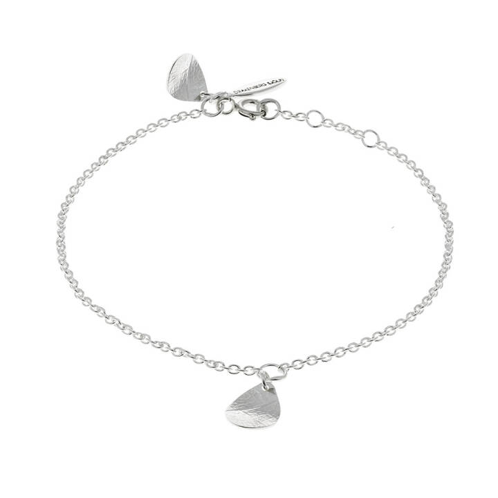 Leaf drop Armbanden Zilver in de groep Armbanden / Zilveren armbanden bij SCANDINAVIAN JEWELRY DESIGN (LEF-B10185-S)