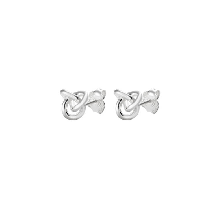 Le knot drop Oorbel Zilver in de groep Oorbellen / Zilveren oorbellen bij SCANDINAVIAN JEWELRY DESIGN (LKT-E10000-S)