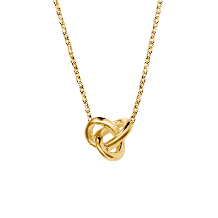 Le Knot necklace gold in de groep Kettingen / Gouden kettingen bij SCANDINAVIAN JEWELRY DESIGN (LKT-N1M000-G)