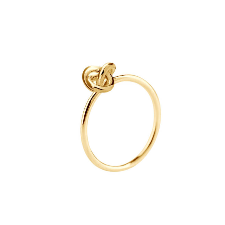 Le knot drop ring Goud in de groep Ringen / Gouden ringen bij SCANDINAVIAN JEWELRY DESIGN (LKT-R10-G)