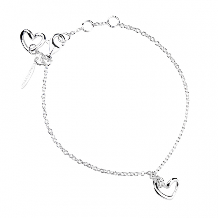 Love Vibe drop Bacelet Silver in de groep Armbanden / Zilveren armbanden bij SCANDINAVIAN JEWELRY DESIGN (LVE-B14S182-S)