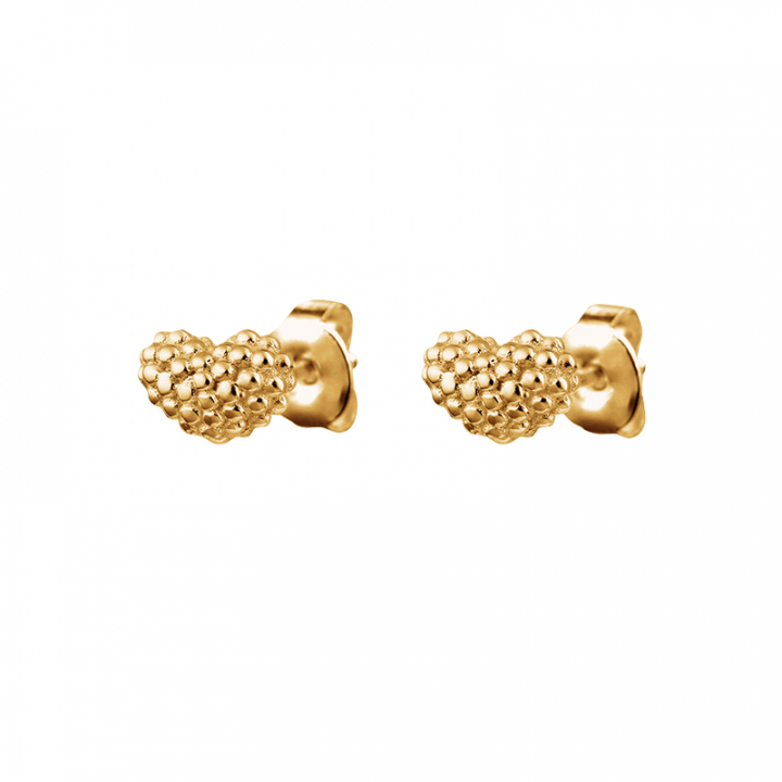 Love bubble studs Goud in de groep Oorbellen / Gouden oorbellen bij SCANDINAVIAN JEWELRY DESIGN (LVE-E12S000-G)